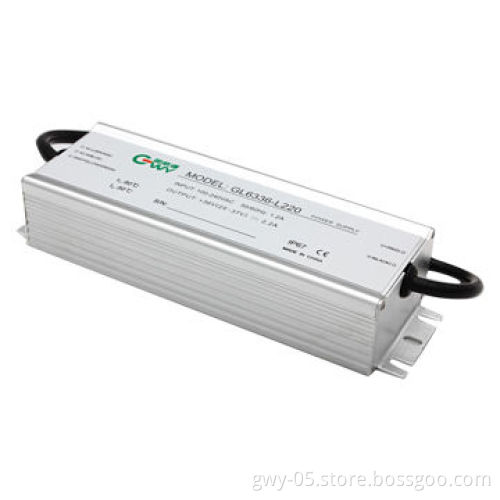 LED Power Supply with Aluminum Housing, 196*61.5*38.8mm